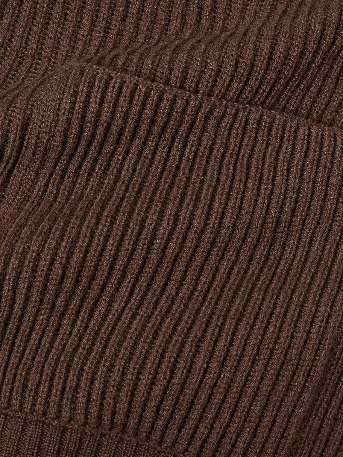 Stòffa - Slim-Fit Ribbed Cashmere Cardigan - Brown