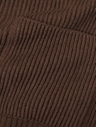 Stòffa - Slim-Fit Ribbed Cashmere Cardigan - Brown