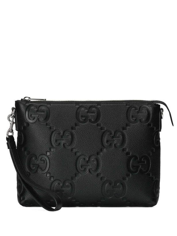 Photo: GUCCI - Jumbo Gg Leather Messenger Bag
