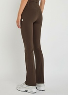 Vuori All The Feels Flared Stretch-jersey Leggings Brown