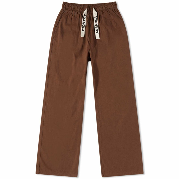 Photo: Adanola Women's Cotton Pull on Pants in Chocolate Brown