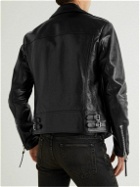 TOM FORD - Slim-Fit Full-Grain Leather Biker Jacket - Black