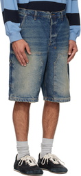 Ksubi Blue Maxx Operator Rodeo Denim Shorts