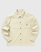 Parlez Skipper Fleece Shirt Beige - Mens - Longsleeves