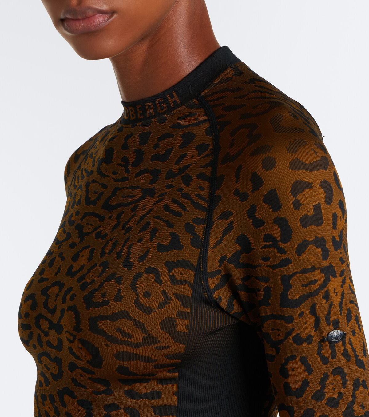Goldbergh Feline leopard-print ski top