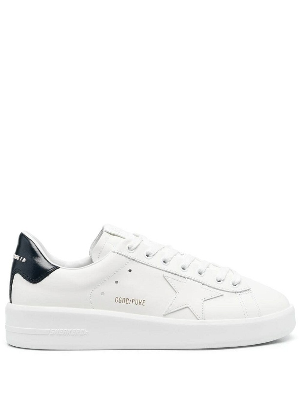 Photo: GOLDEN GOOSE - Pure Star Leather Sneakers