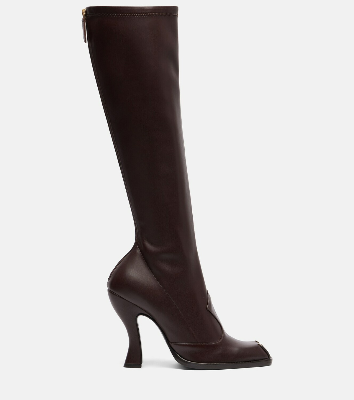 Etro Studded leather knee-high boots