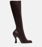 Etro Studded leather knee-high boots