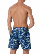 MC2 Saint Barth Man Lightweight Fabric Swim-shorts Lighting Micro Fantasy With Gin Mare Print | Gin Mare Special Edition