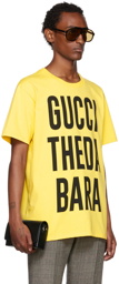 Gucci Yellow 'Theda Bara' T-Shirt