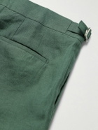 Orlebar Brown - Griffon Tapered Linen Trousers - Green