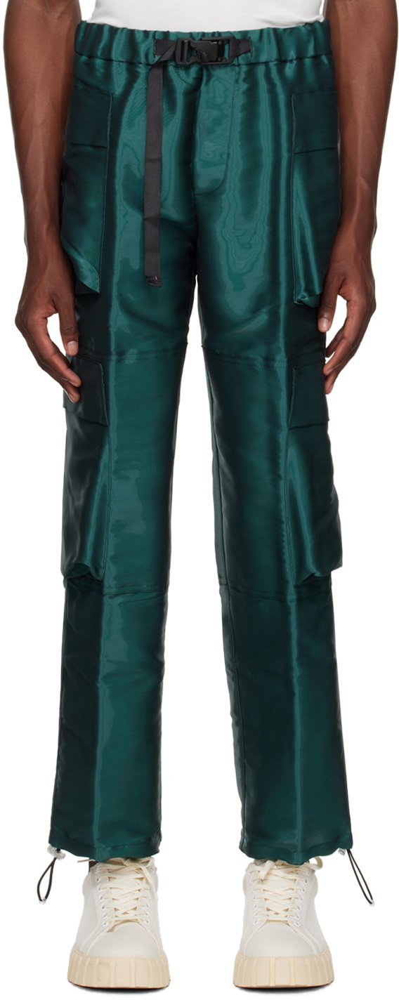 Bonsai Blue Double Cargo Pants