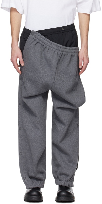 Photo: Y/Project Gray Layered Sweatpants