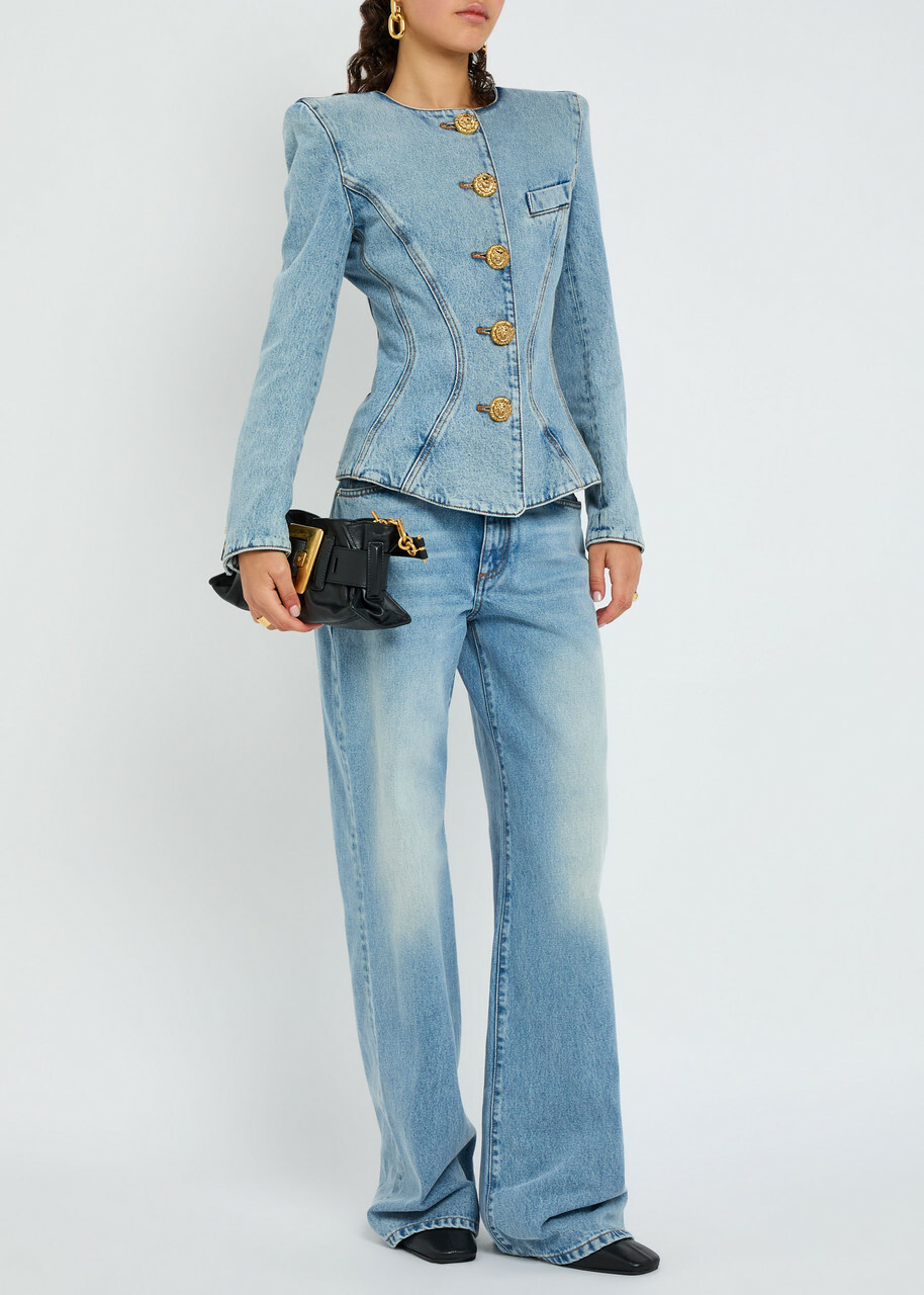 Balmain Panelled Denim Jacket