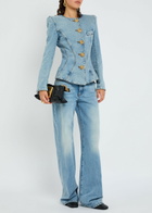 Balmain Panelled Denim Jacket