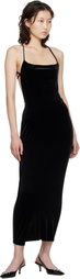 VETEMENTS Black Installed Leggings Maxi Dress