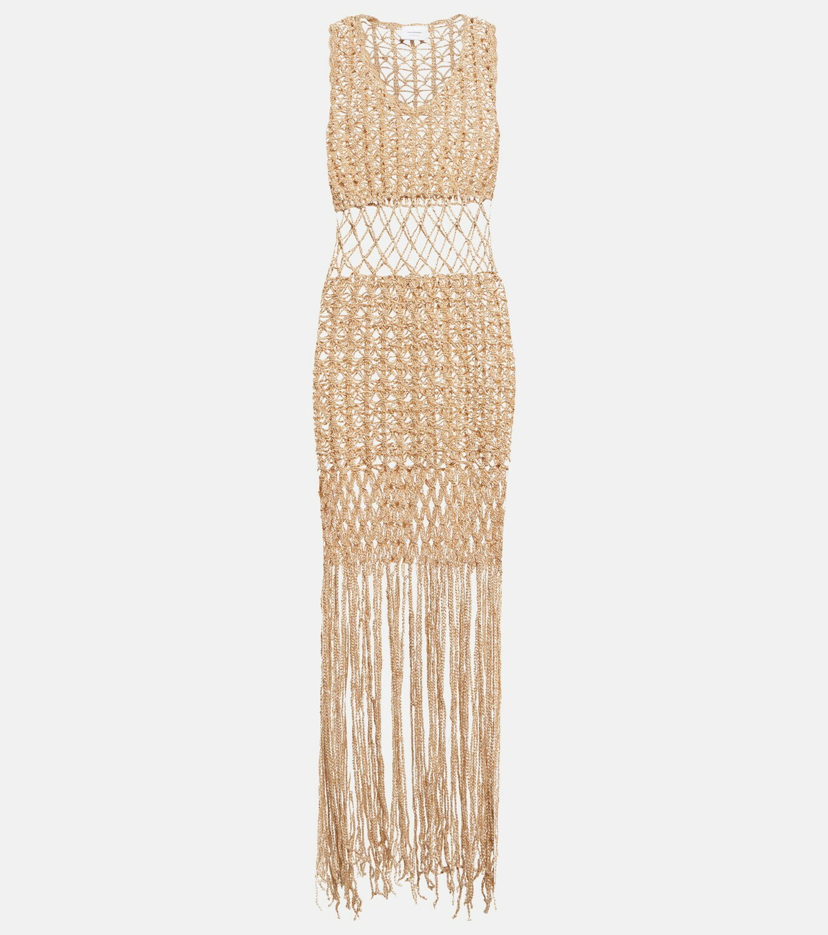 white christmas dresses Draped Bustier Dress with Crochet main image 1