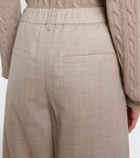 Brunello Cucinelli Monili virgin wool wide-leg pants
