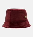Prada Cotton corduroy bucket hat