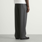 Jil Sander Men's Pinstripe Wool Trouser in Koala