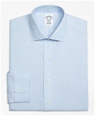 Brooks Brothers Men's Regent Regular-Fit Dress Shirt, Non-Iron Spread Collar | Light Blue