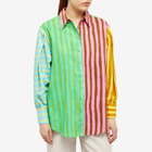 ALÉMAIS Women's Bobbie Spliced Shirt in Multi