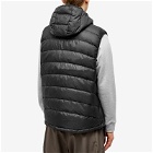 Norse Projects Men's ARKTISK Pasmo Rip Hooded Gilet in Black