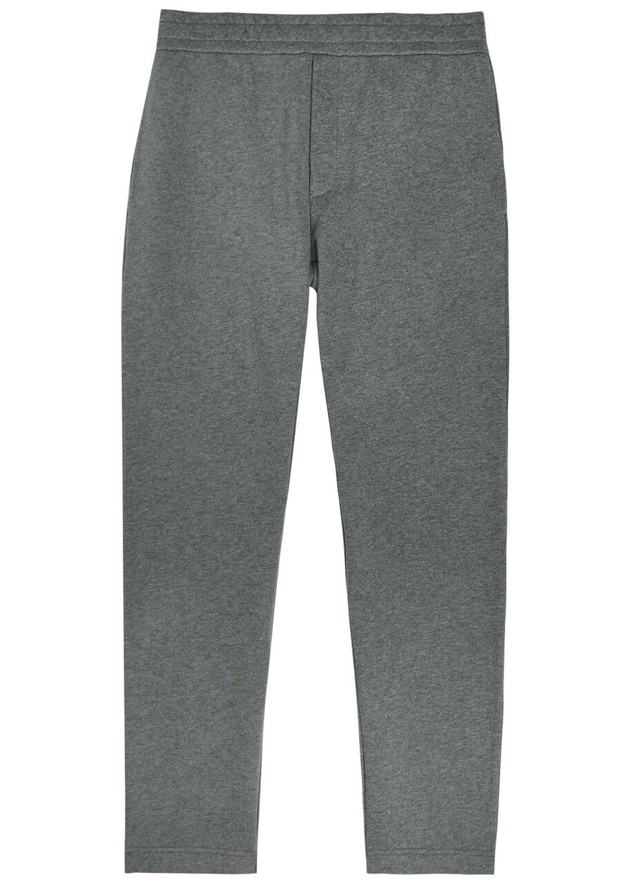 Moncler Tonal Cotton Sweatpants Grey