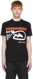 Dsquared2 Black Cotton T-Shirt