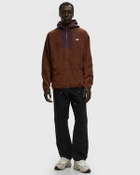 New Balance Polar Fleece Hooded Jacket Brown Mens Fleece Jacket