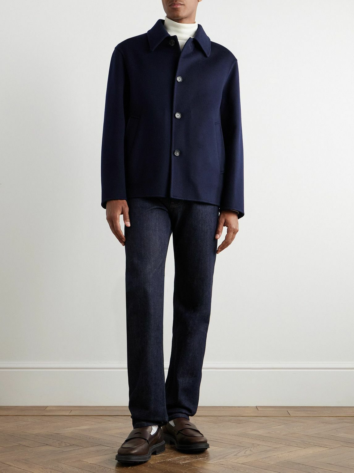 Loro Piana - Ali Cashmere Blouson Jacket - Blue Loro Piana