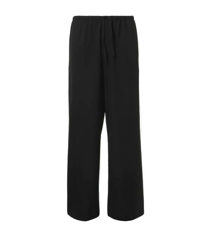 Photo: The Row Donatello wool wide-leg pants