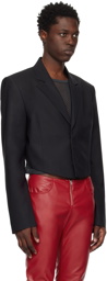 Mowalola Black Tailored Blazer