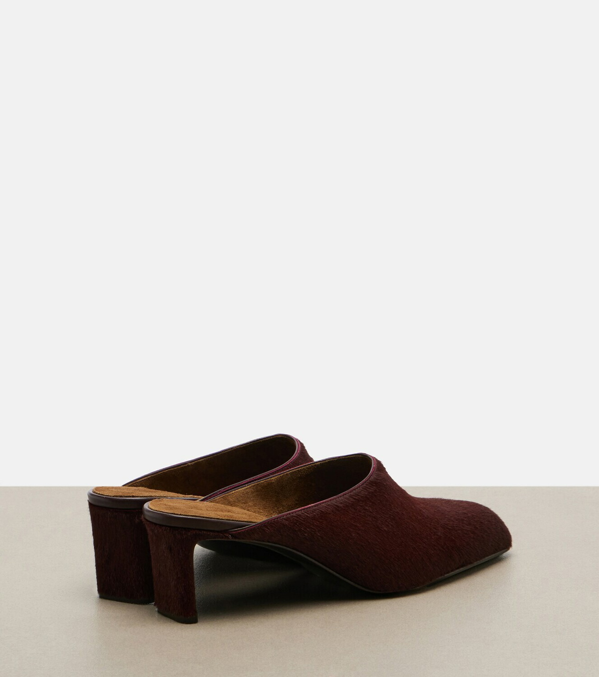 Khaite Colt calf hair mules