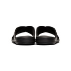 Prada Black Logo Tape Sandals