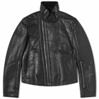 Rick Owens Men's Bauhaus Flight Jacket in Black