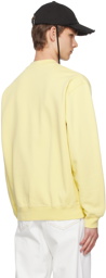 JACQUEMUS Yellow La Casa 'Le sweatshirt Gros Grain' Sweatshirt