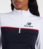 Miu Miu x New Balance jersey crop top