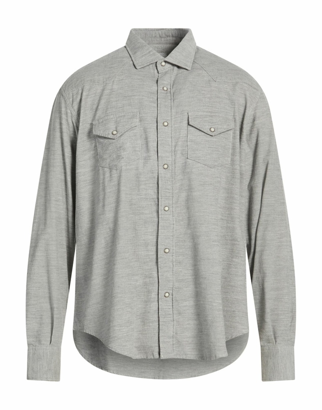 Photo: Eleventy Mens Shirt Light in Grey
