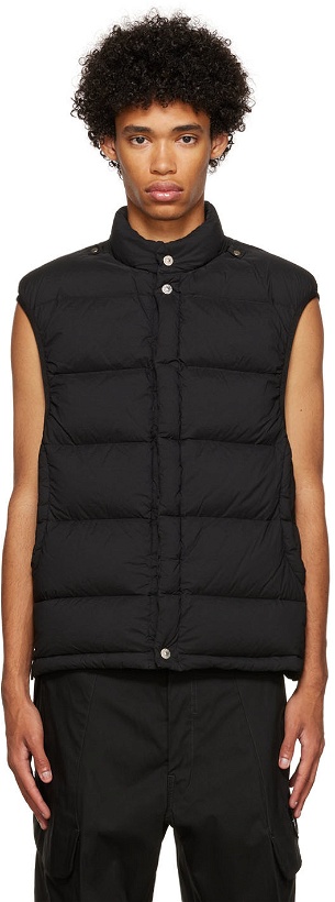 Photo: Stone Island Shadow Project Black Quilted Down Vest