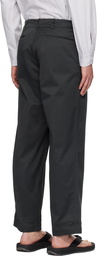 nanamica Gray Wide Trousers