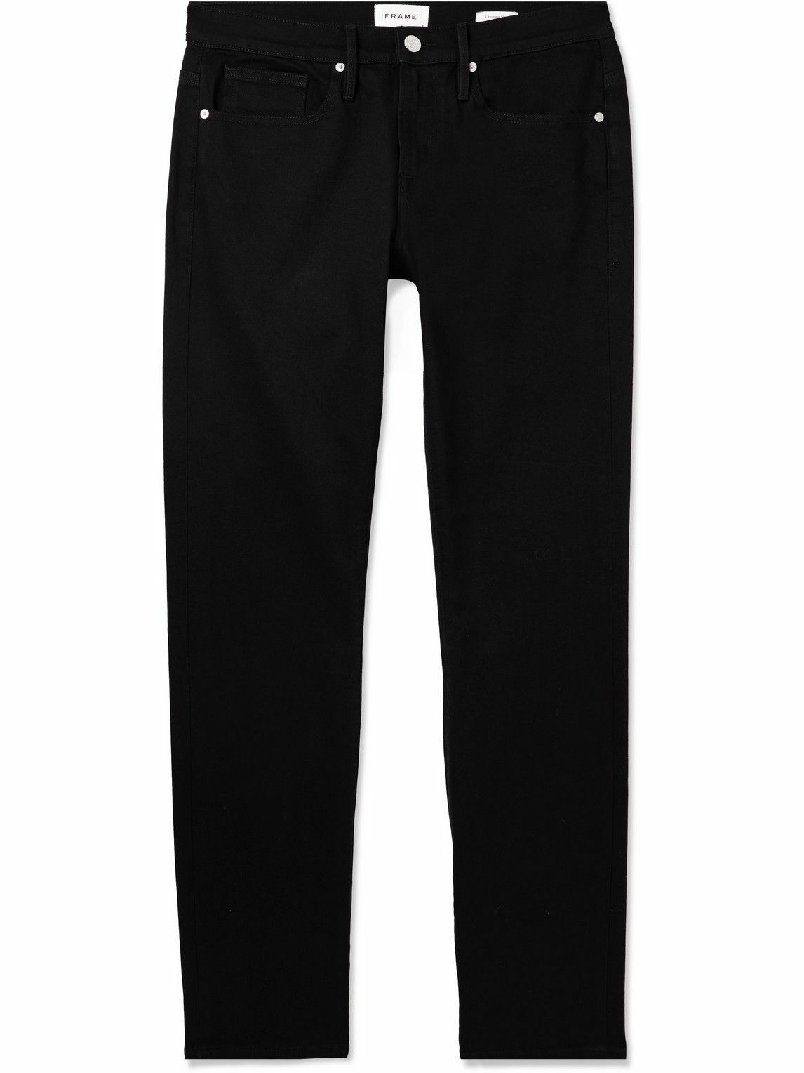 FRAME - L'Homme Slim-Fit Jeans - Black Frame Denim