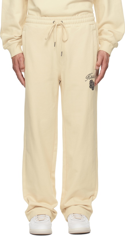 Photo: Ksubi Beige Playoff Synthesis Sweatpants