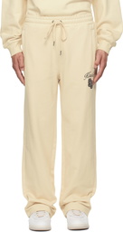 Ksubi Beige Playoff Synthesis Sweatpants