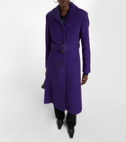 Golden Goose - Belted wool-blend coat