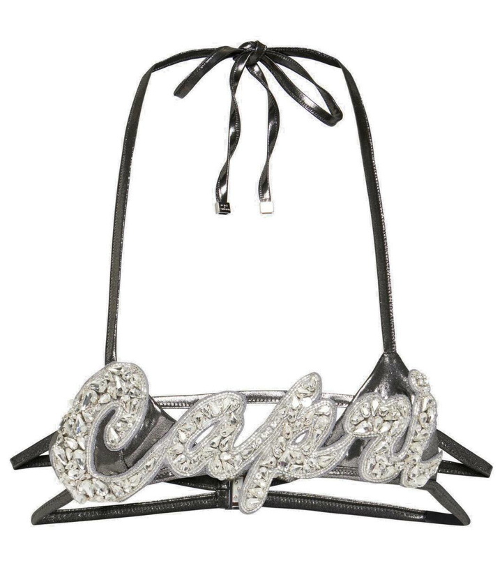Photo: Dolce&Gabbana Capri crystal-embellished bra top