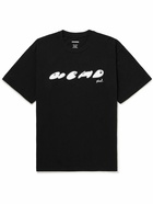 Neighborhood - ghost Logo-Print Cotton-Jersey T-Shirt - Black