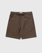 Pas Normal Studios Off Race Cotton Twill Shorts Brown - Mens - Casual Shorts