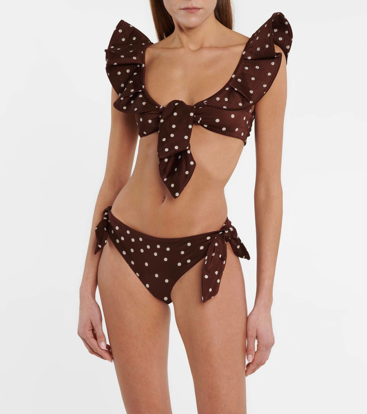 Johanna Ortiz Rolling Hills polka-dot bikini top