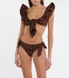 Johanna Ortiz Rolling Hills polka-dot bikini top
